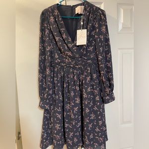 Size 6 brand new gal meets glam dress with tags!